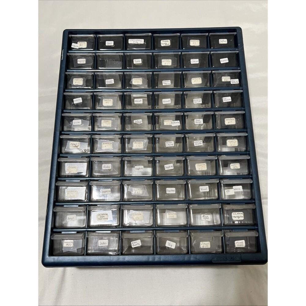 small parts Drawers plastic storage organizer cabinet 60 Drawers 18.25”x14.5x6.2